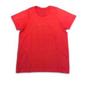 Lululemon Swiftly Tech Short Sleeve Shirt 2.0 Race Length Color Flare Size 6